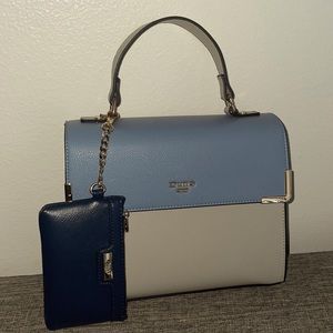 Color block dune business work bag purse 👜 💙
